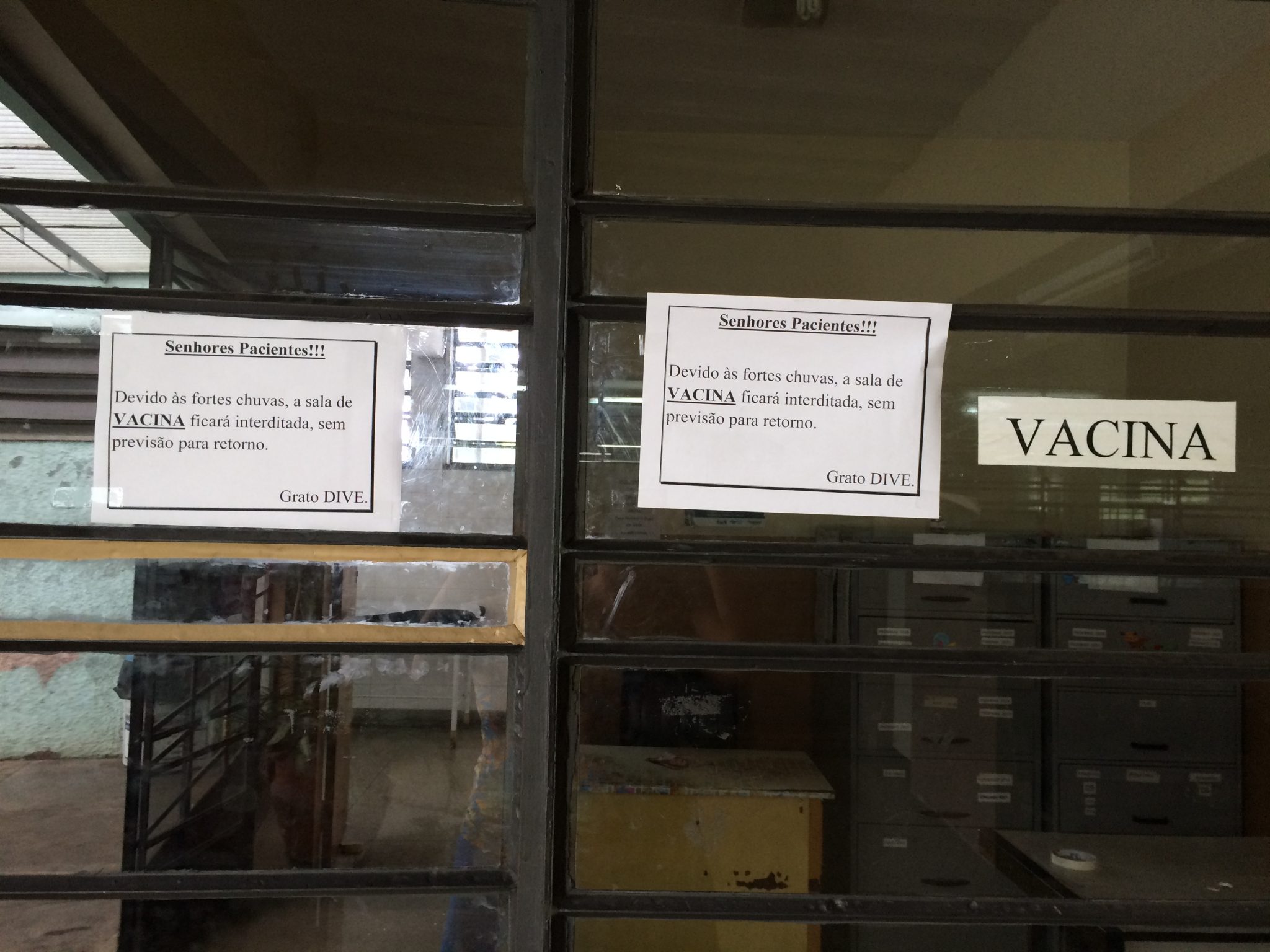 Prefeitura explica que vacinas não foram danificadas