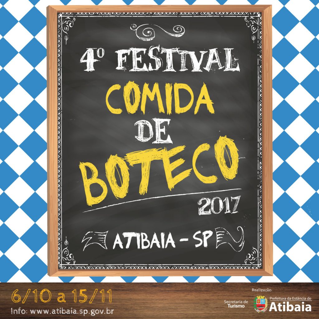 Você gosta de comida de boteco? Atibaia promove festival em 34 bares