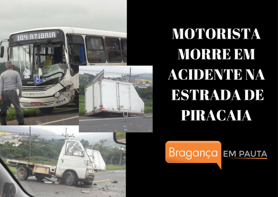 Homem morre em acidente envolvendo ônibus na estrada de Piracaia