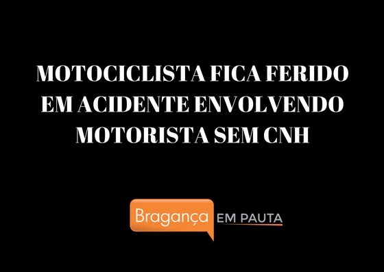 Motociclista sobre ferimentos em acidente na Avenida Lindóia