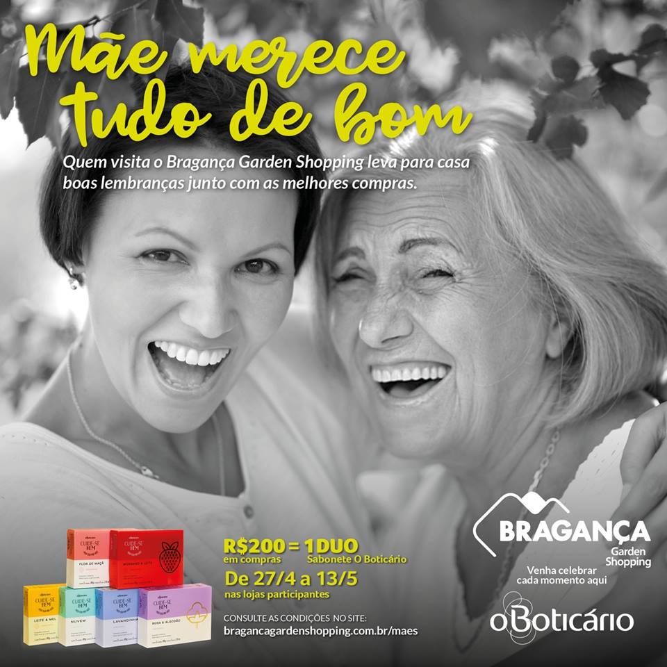 Maio tem atividades para mães e bebês no Bragança Garden Shopping