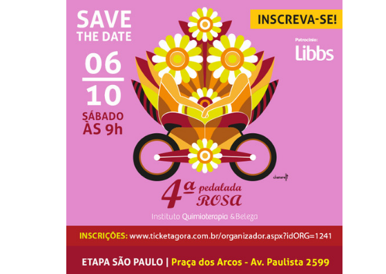 4ª edição da Pedalada Rosa está com inscrições abertas