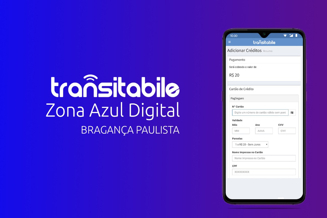 Zona Azul digital já é realidade em Bragança Paulista