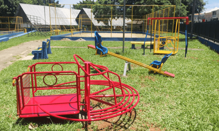 Bragança conta com Playground com brinquedos inclusivos