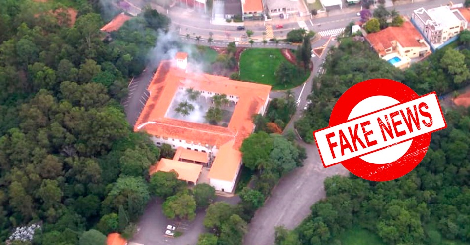 É FAKE que Prefeitura de Bragança pegou fogo