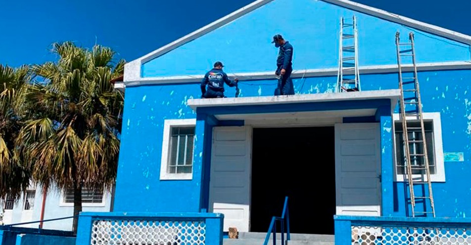 Ação solidária renova pintura no Asilo Vila São Vicente de Paulo