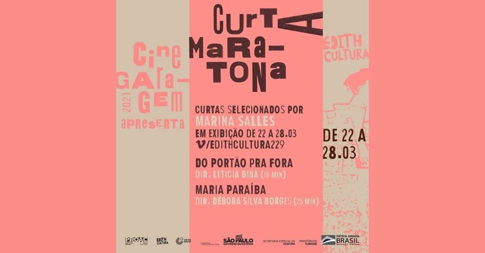 Edith Cultura promove bate-papo sobre curtas “Maria Paraíba” e “Do Portão Pra Fora”