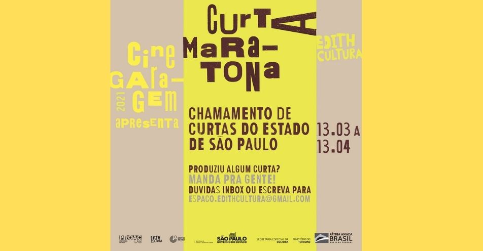 Edith Cultura abre inscrições até 13 de abril e seleciona curtas metragens