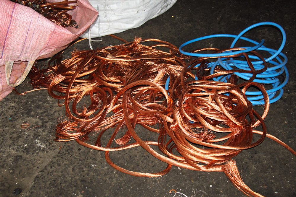 1,5 tonelada de fios de cobre é apreendida em Bragança Paulista