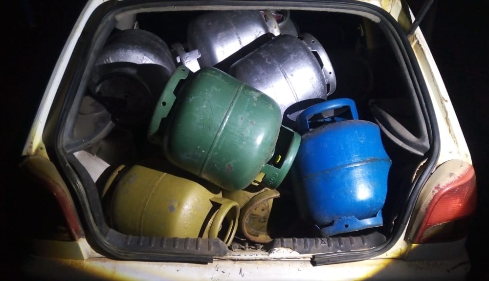 Quadrilha furta botijões de gás e é presa na Região Bragantina