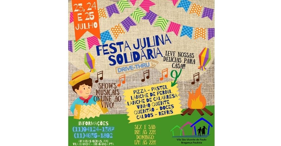 Vila São Vicente promove Festa Julina para arrecadar fundos