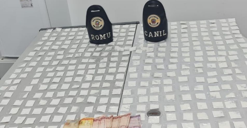 Guarda Municipal prende dois acusados de tráfico e apreende drogas