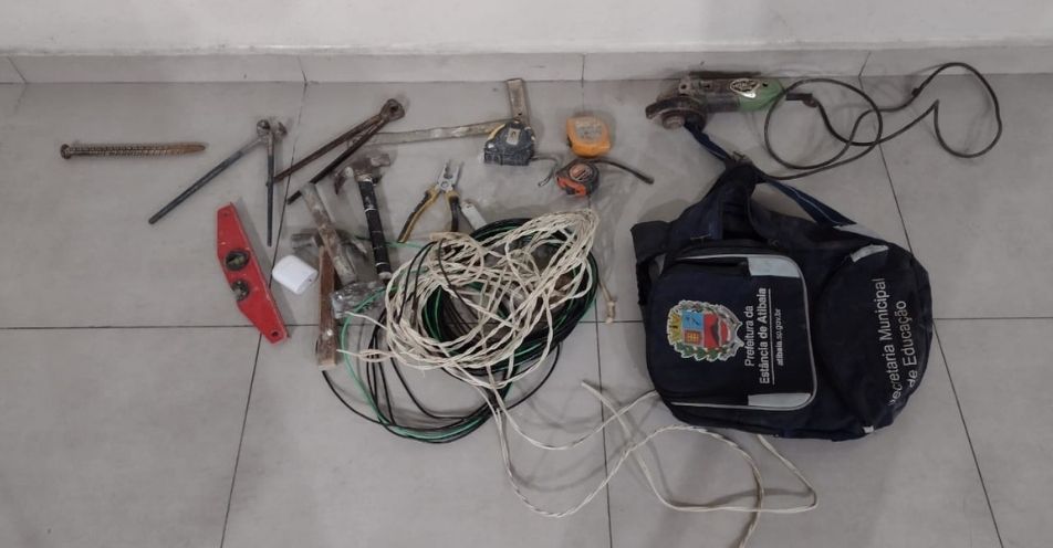 PM prende acusado de furtar ferramentas em Bragança Paulista