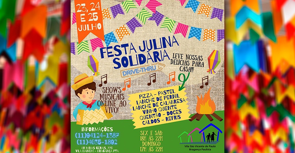 Vila São Vicente divulga cardápio da Festa Julina