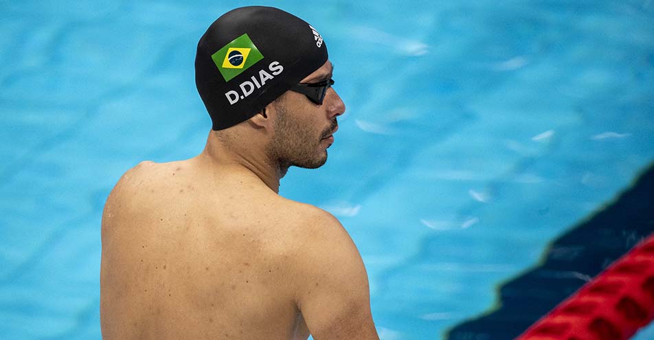 Daniel Dias fica em 5° no estilo costas na penúltima prova da carreira