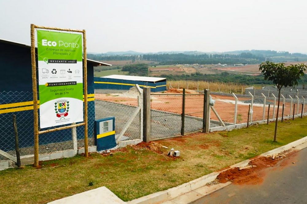 Ecoponto é instalado na Planejada II e recebe resíduos e reciclados