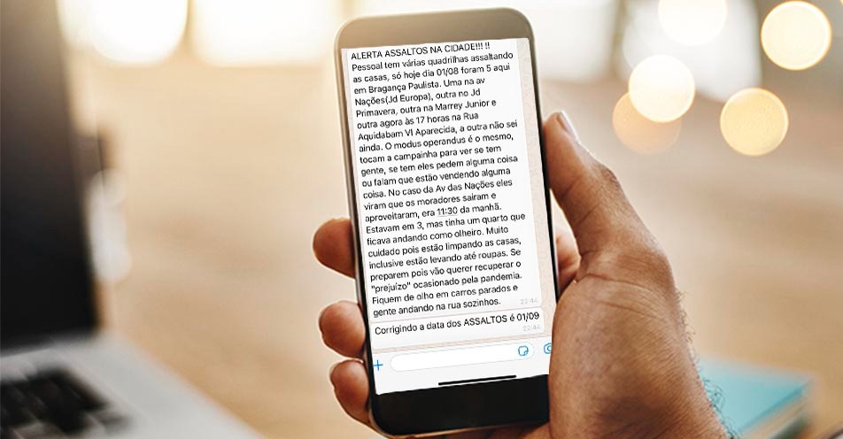 Furtos são reais, mas não há motivos para pânico alerta PM