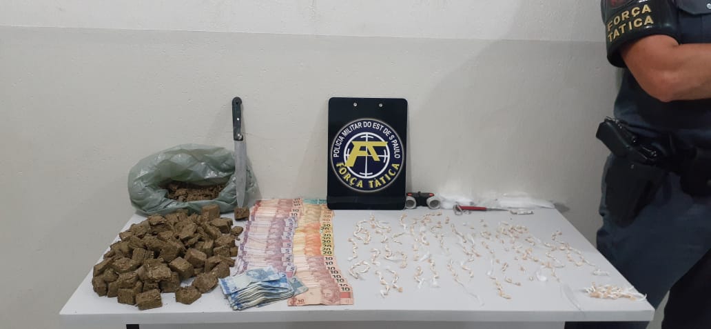 Homem é preso com drogas no Lavapés, em Bragança Paulista