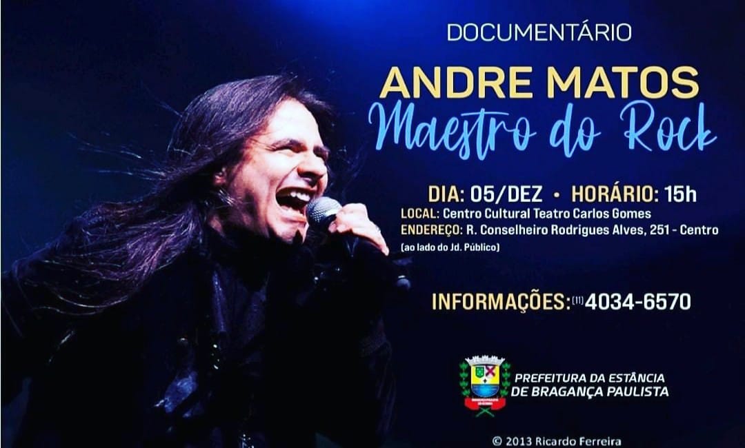Documentário “Andre Matos – Maestro do Rock” é exibido dia 5