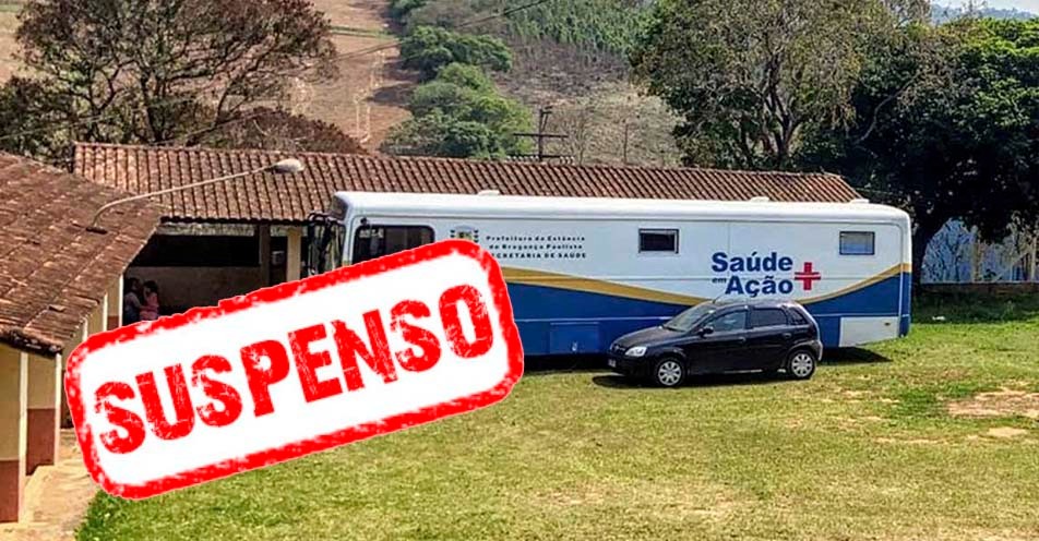 Ônibus da Saúde Móvel continua suspenso em Bragança
