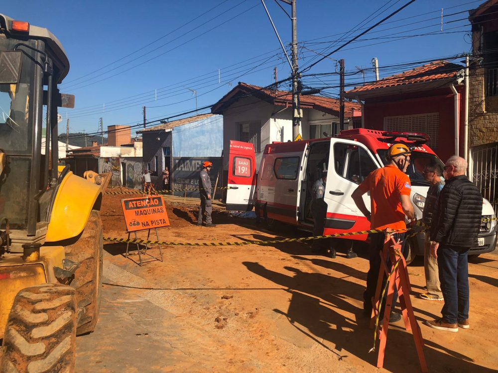Trabalhador morre soterrado em obra da Prefeitura de Bragança