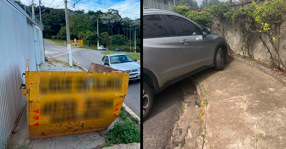 E o pedestre? Flagras são registrados em Bragança Paulista