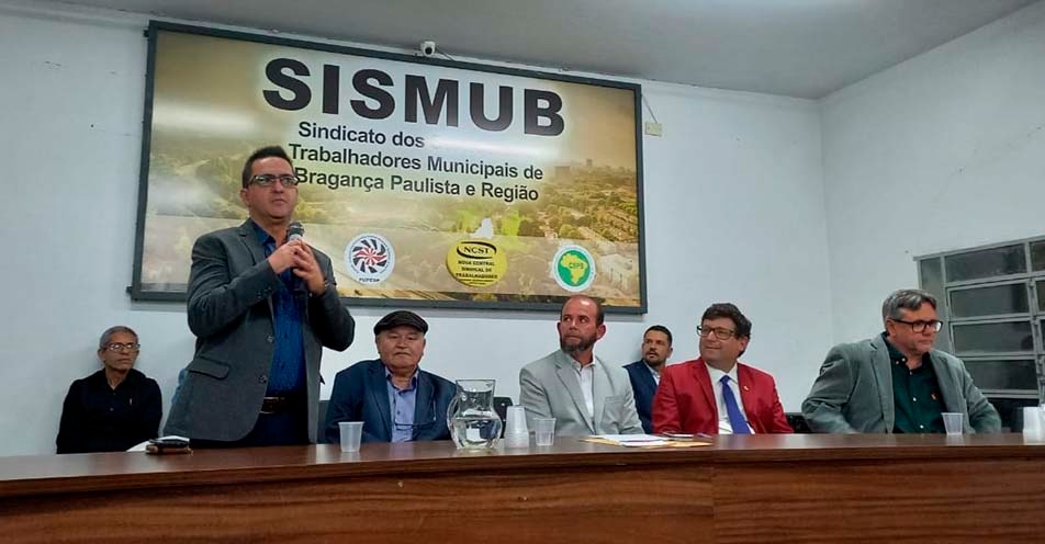 SISMUB empossa nova diretoria em Bragança Paulista