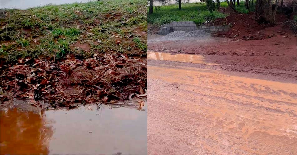 Chuva causa transtornos em bairros de Bragança Paulista