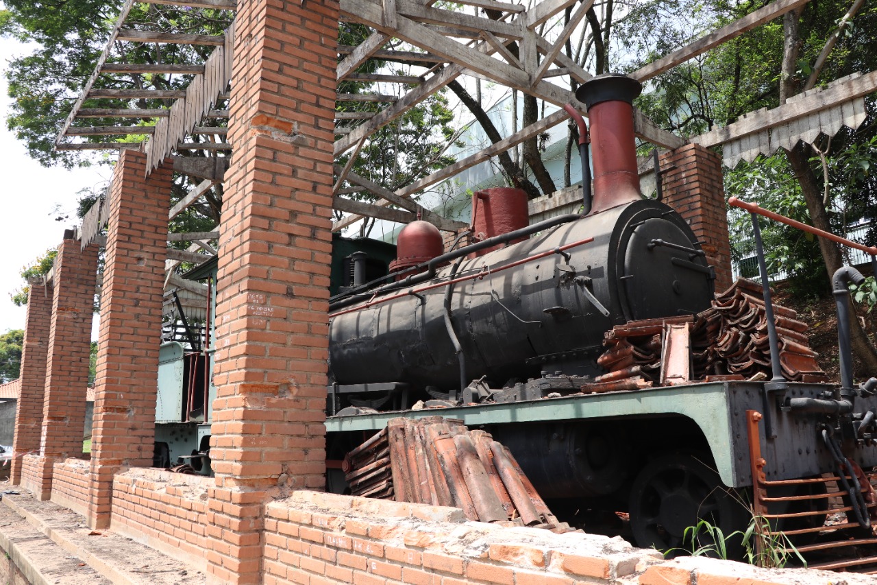 Locomotiva será transferida para o Lago do Taboão no domingo