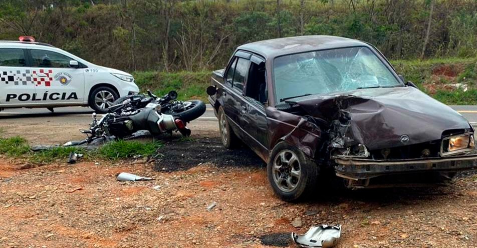 Motociclista morre após colisão com motorista embriagado