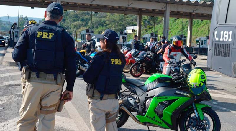 PRF apreende motos com escapamento adulterado