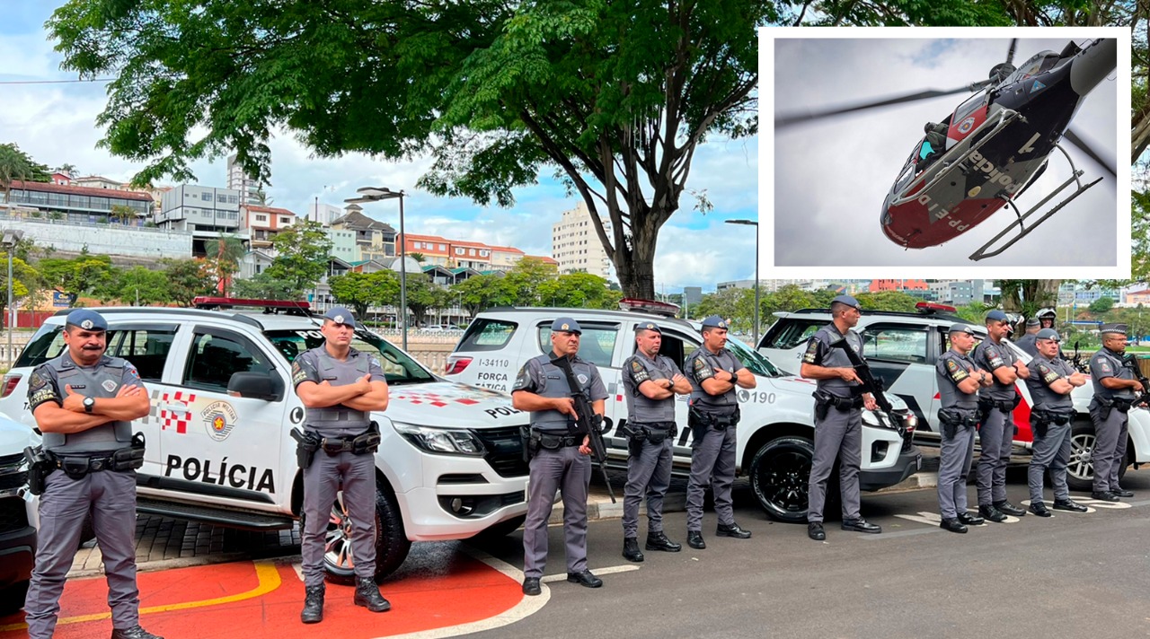 Operação ‘Força Total’ combate o crime em Bragança Paulista