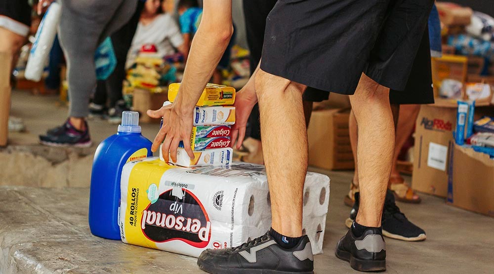 Torcida do Bragantino arrecada doações para vítimas de enchentes