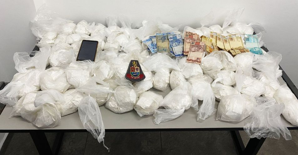 Forças de segurança apreendem 8450 papelotes de cocaína