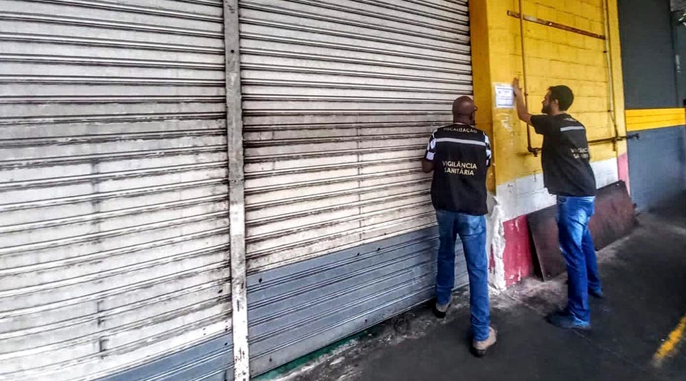 Vigilância Sanitária interdita supermercado em Bragança Paulista