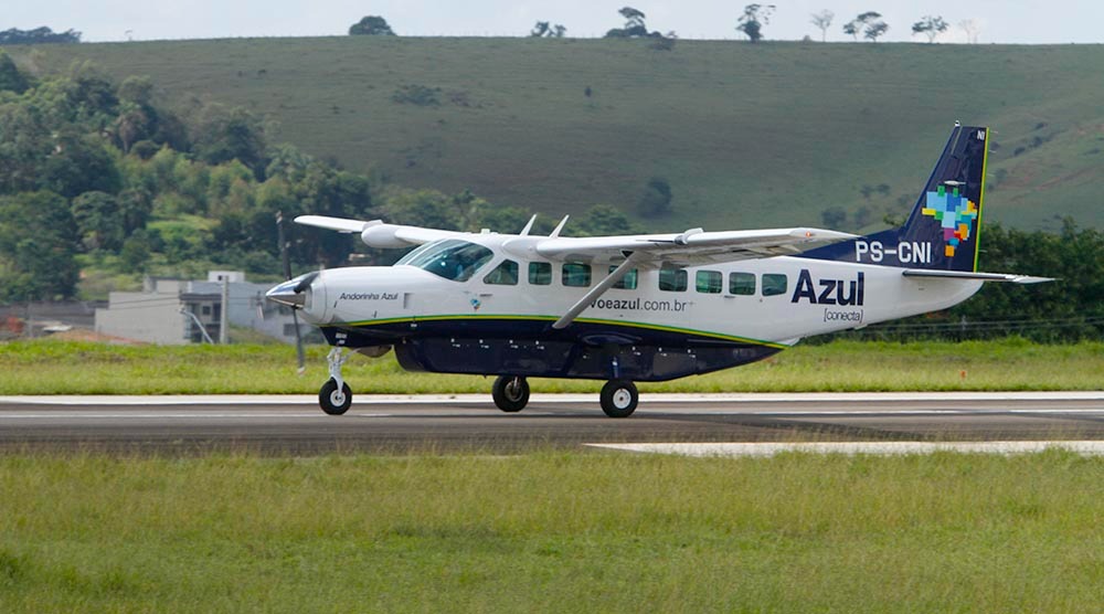 Azul realiza treinamentos no Aeroporto de Bragança Paulista