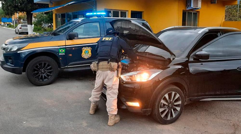 PRF flagra veículo clonado na rodovia Fernão Dias