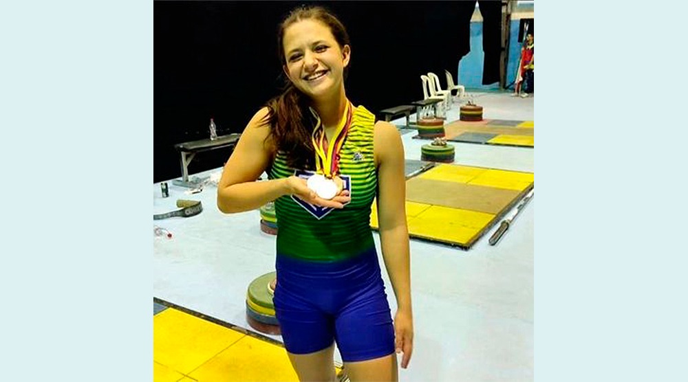Jovem bragantina ganha 3 bronzes no Sul-Americano