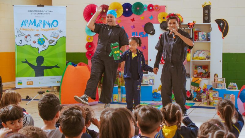 Projeto “Armarinho, Cantinho da Imaginação” realizou oficinas de artes cênicas para crianças de Bragança Paulista