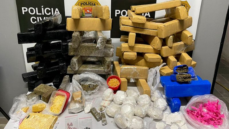 Polícia Civil apreende mais de 250 quilos de drogas em Bragança