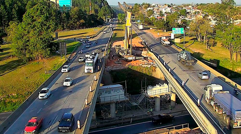Fernão Dias será interditada hoje em Atibaia para obras