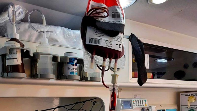 HUSF e SAMU completam 3 anos de projeto de transfusão de sangue