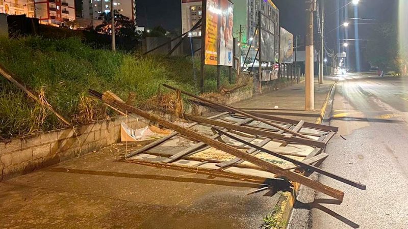 Bragança Paulista registra ventos fortes de 57 km/h