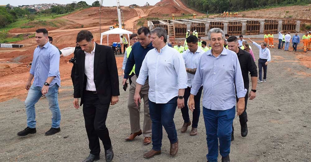 Governador visita obra da perimetral de Itatiba