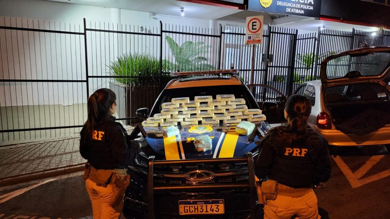 PRF apreende mais de 30 kg de drogas em Atibaia