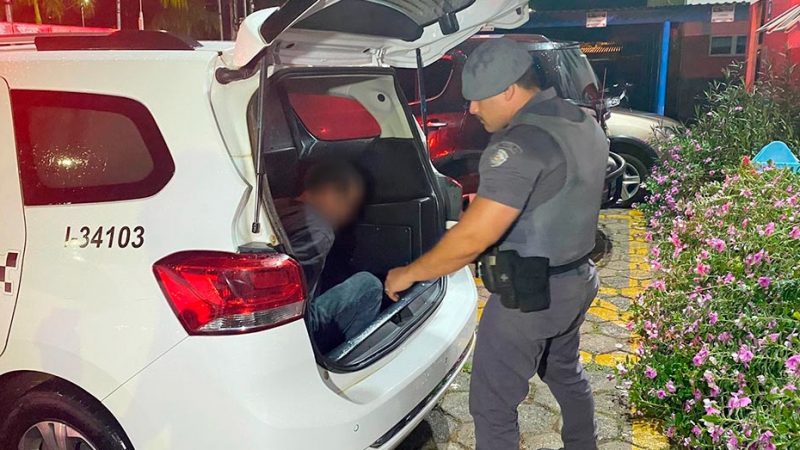 PM surpreende ladrão no momento do roubo à residência no Centro