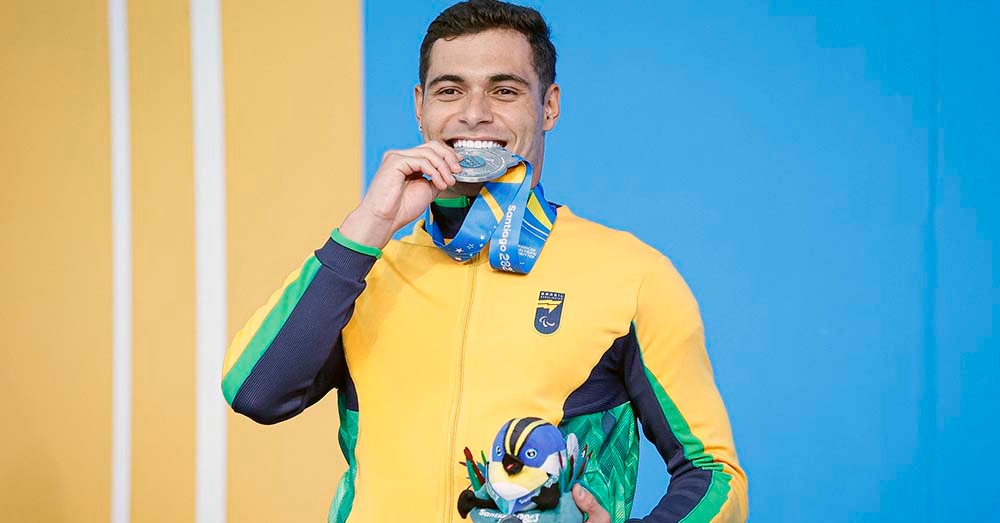 Andrey Garbe é prata nos Jogos Parapan-Americanos