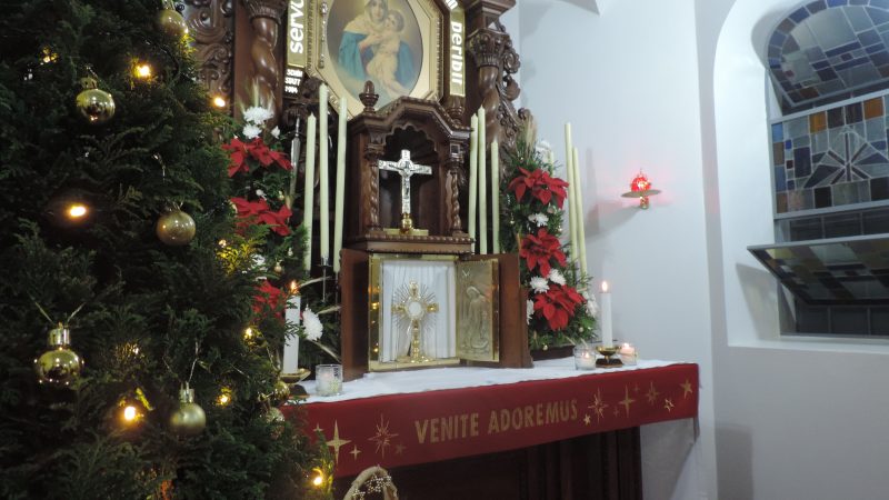 Santuário realiza Cantata de Natal e inauguração de presépio