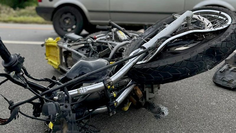 Motociclista morre em colisão frontal na Bragança/Tuiuti