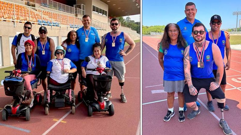Bragança ganha 12 medalhas nos Jogos Paralímpicos do Estado